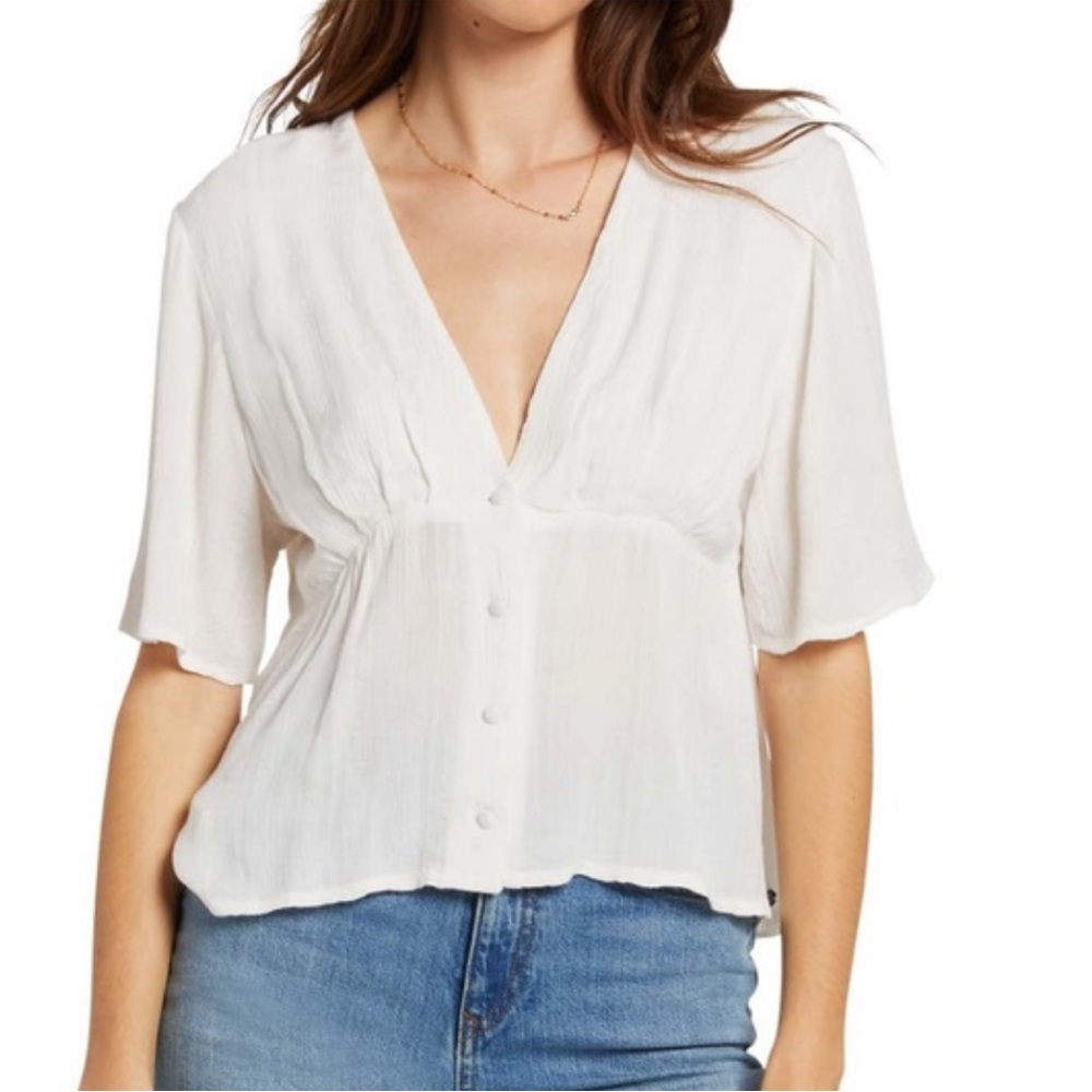 Volcom Coco Button Thru Top
